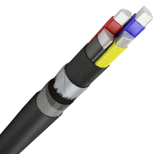 Силовые кабели с пластмассовой изоляцией 4x35x6 мм ВБбШв ГОСТ 16442-80